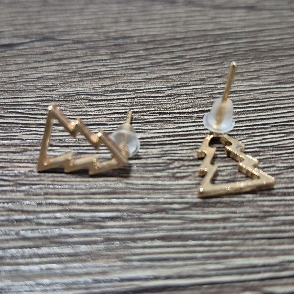 💥$5 BUNDLED💥Novelty Cut-Out Tree Stud Earrings | Holiday Jewelry Gifts for Her - Picture 3 of 5
